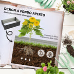 Outsunny Set of 2 Raised Garden Beds with Open Bottom in Galvanized Steel, 100x60x30cm, Grey