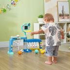 5-in-1 Children's Game for Football, Basketball, Golf, Baseball and Bowling, in PP and ABS, 88.6x38.7x60.4-68 cm