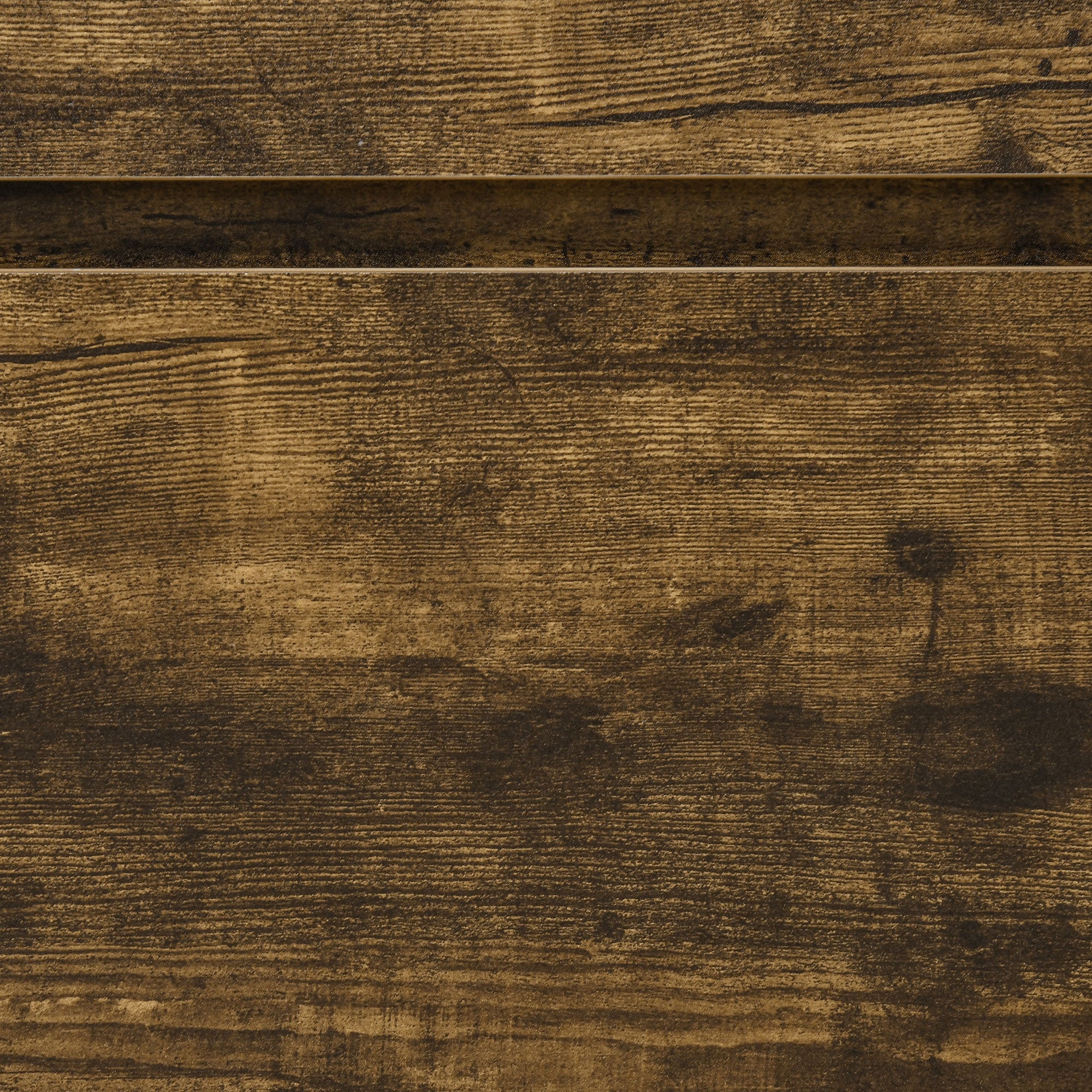 Chest of Drawers with 3 Drawers in Chipboard in Rustic Style, 60x45x75cm, Brown and Black