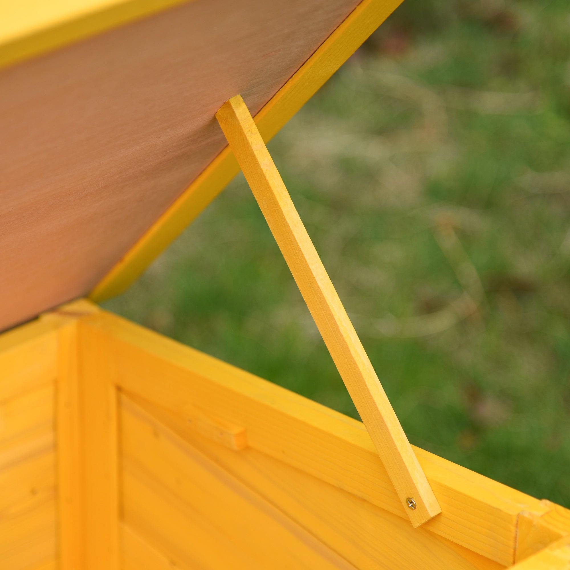 PawHut Kennel House for Pets in Fir Wood 70 x 51.5 x 60cm - Borgè