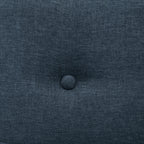 2-Seater Sofa with Fabric Upholstery and 2 Cushions, 135x74x82cm, Dark Blue