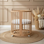Baby Bed Smart 9-in-1  Natural Wood