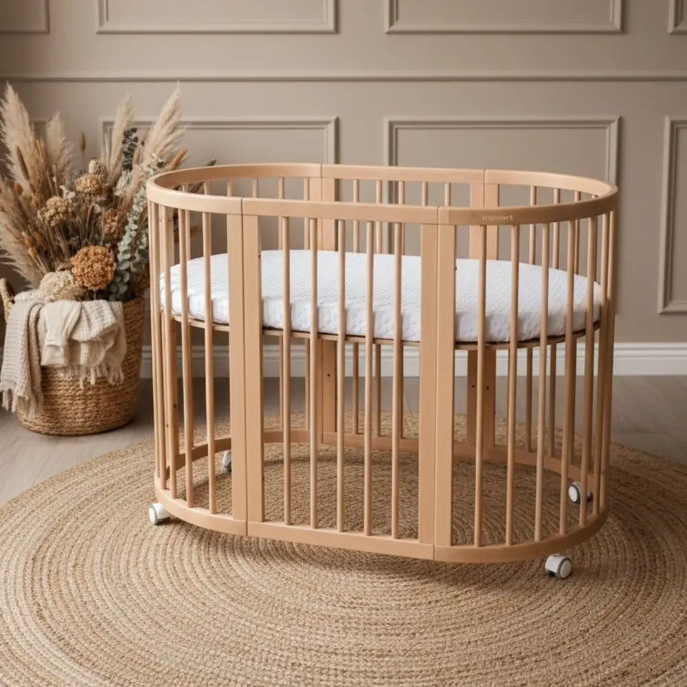 Baby Bed Smart 9-in-1  Natural Wood