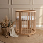 Baby Bed Smart 9-in-1  Natural Wood
