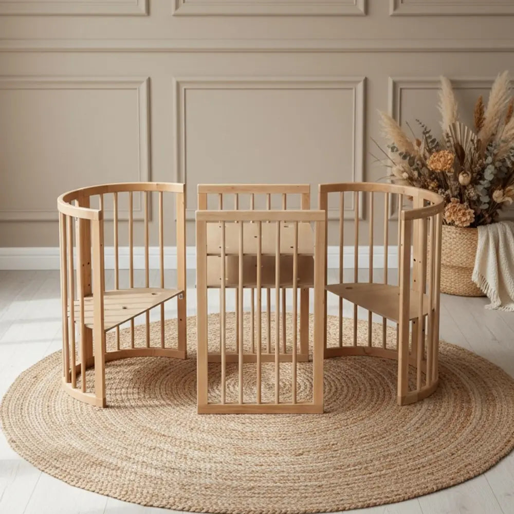 Baby Bed Smart 9-in-1  Natural Wood