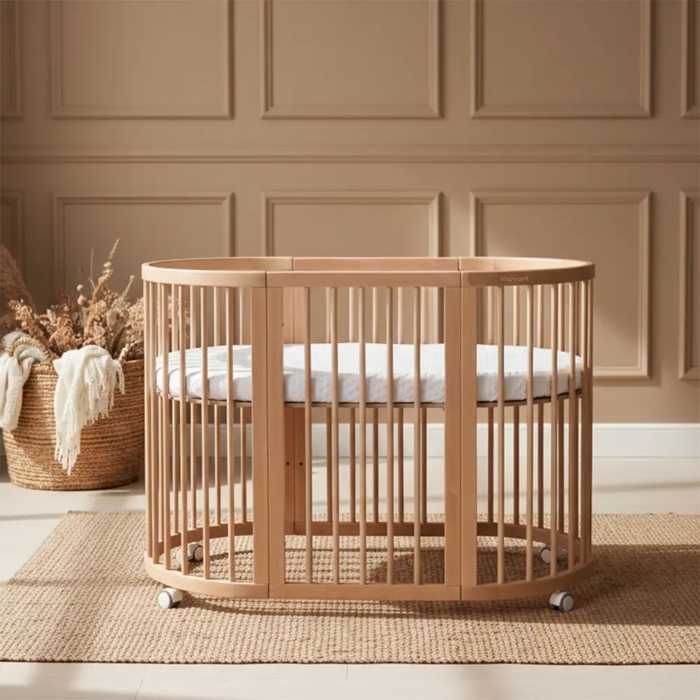 Baby Bed Smart 9-in-1  Natural Wood