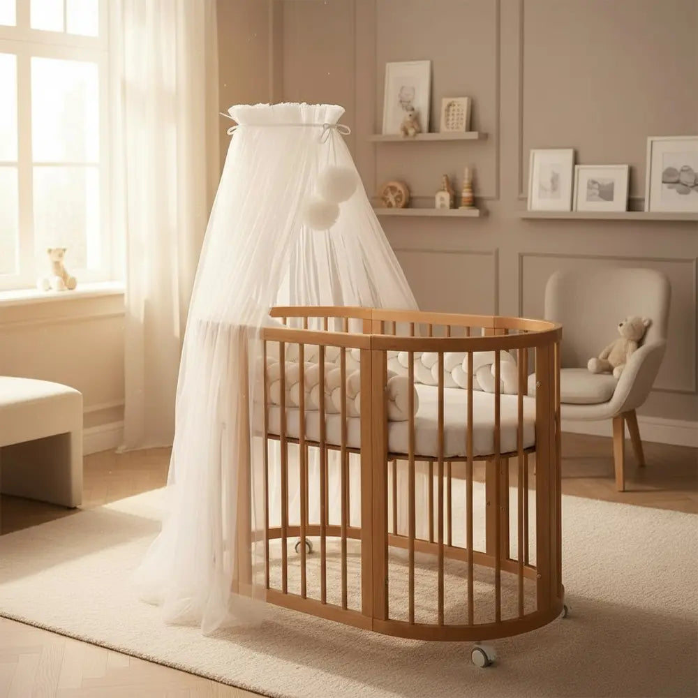 Baby Bed Smart 9-in-1  Natural Wood