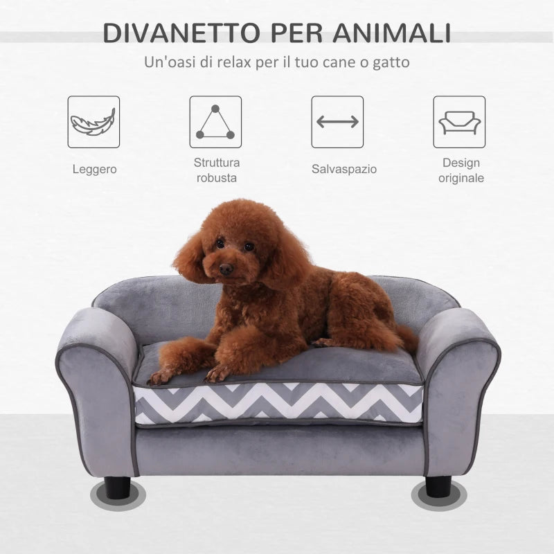 Sofa Lounge Chair Dog Pets Load Capacity 15kg 73.5×41×33cm - Borge' Group Limited