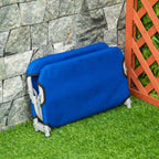 Raised and Foldable Dog Bed for Indoor and Outdoor Use, 59x46x15 cm, Blue - Borge' Group Limited