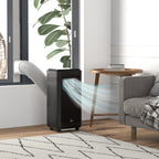 HOMCOM Portable Air Conditioner 950W with 5 Modes and 3 Speeds, in ABS Plastic and Steel, 33x28x70.4 cm, Black - Borgè