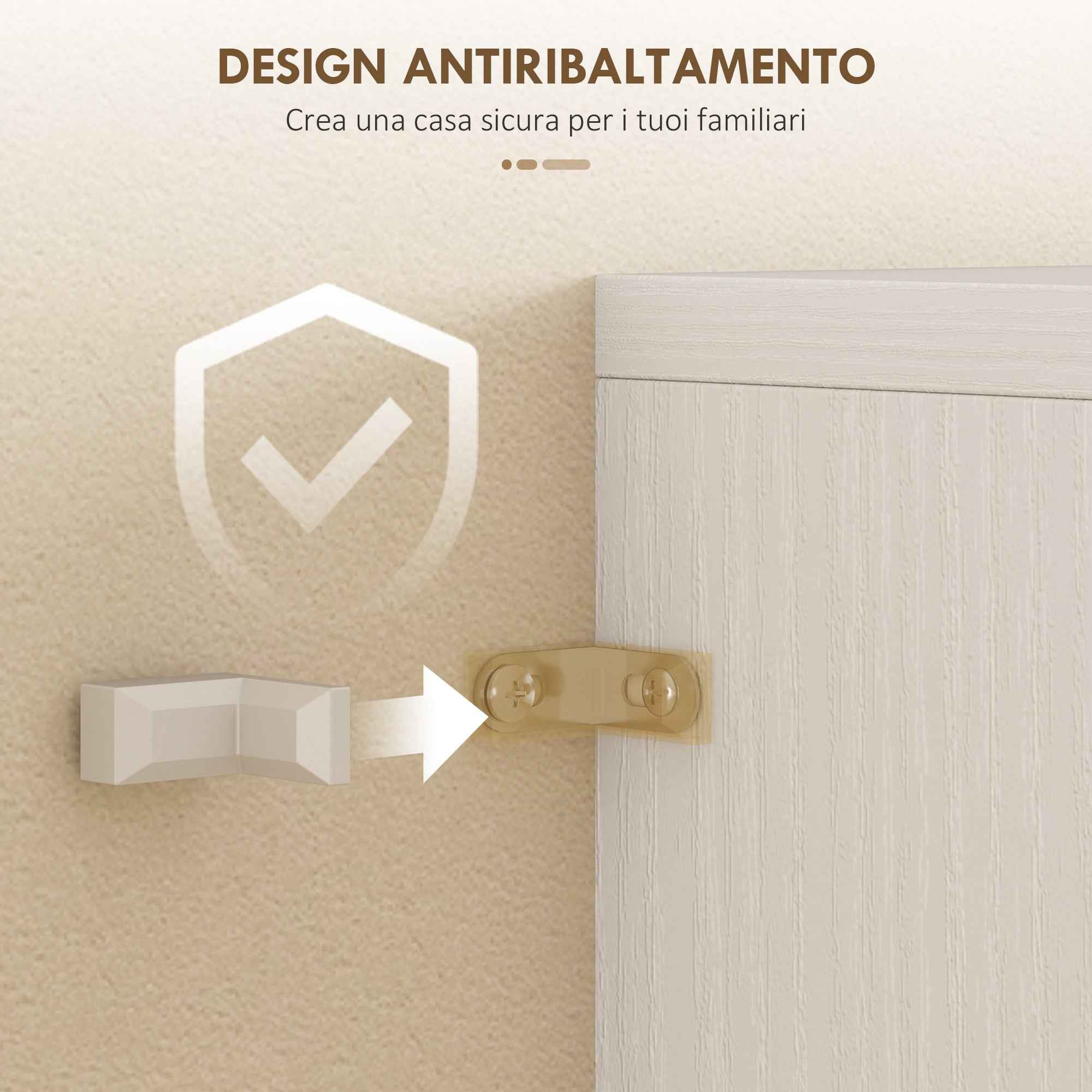 HOMCOM Kitchen Sideboard with 2 Cabinets and a Drawer, Adjustable Shelves and Glass Doors, 60x35x180 cm, White