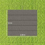 Outsunny Replacement Canopy for 3x3m Gazebo with 10 Drainage Holes, Light Grey