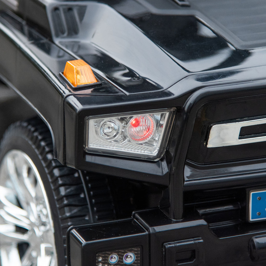 Ride-On Toy Car for Kids, Off-Road Vehicle with Lights and Music, Ages 18-36 Months, 68x30.5x41.5cm, Black
