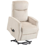 Electric Lift Massage Relax Chair, Beige