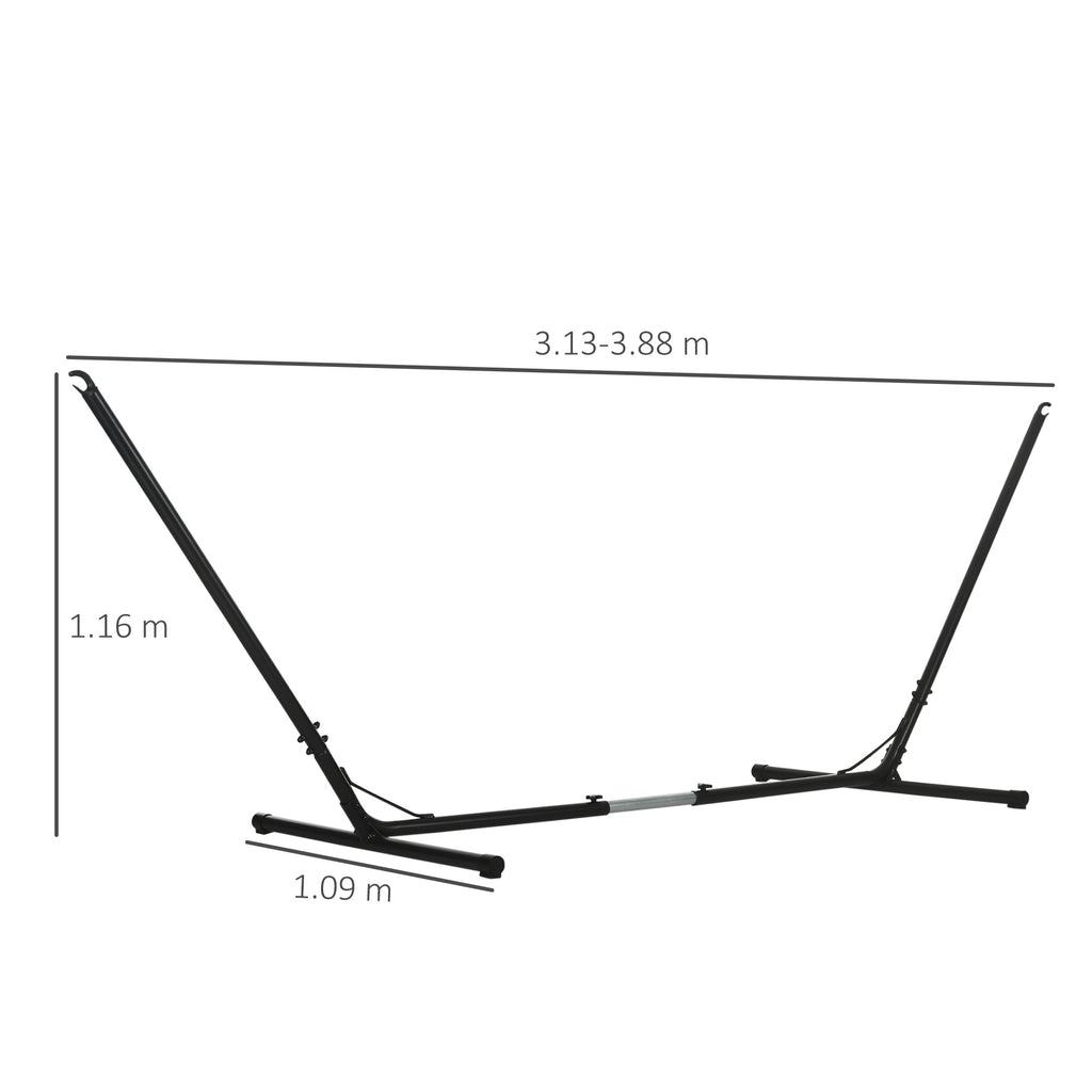 Outsunny Adjustable Hammock Support Frame Max. Capacity 120kg
