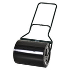 Waterproof Metal Garden Roller in Black, Up to 60 Litre Reservoir (Water or Sand), 57x40x123cm