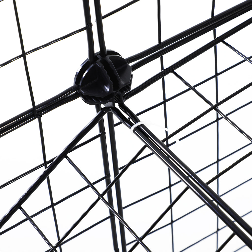 Metal Playpen for Small Pets with 36 Metal Panels to Assemble in Your Preferred Shape and Configuration and with Door