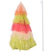 Portable Hawaiian Umbrella, Canopy Ø160cm, Waterproof, Height up to 180cm