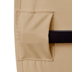 Outsunny 3x3m Polyester Gazebo Replacement Roof with Air Vents and Drainage Holes, Beige