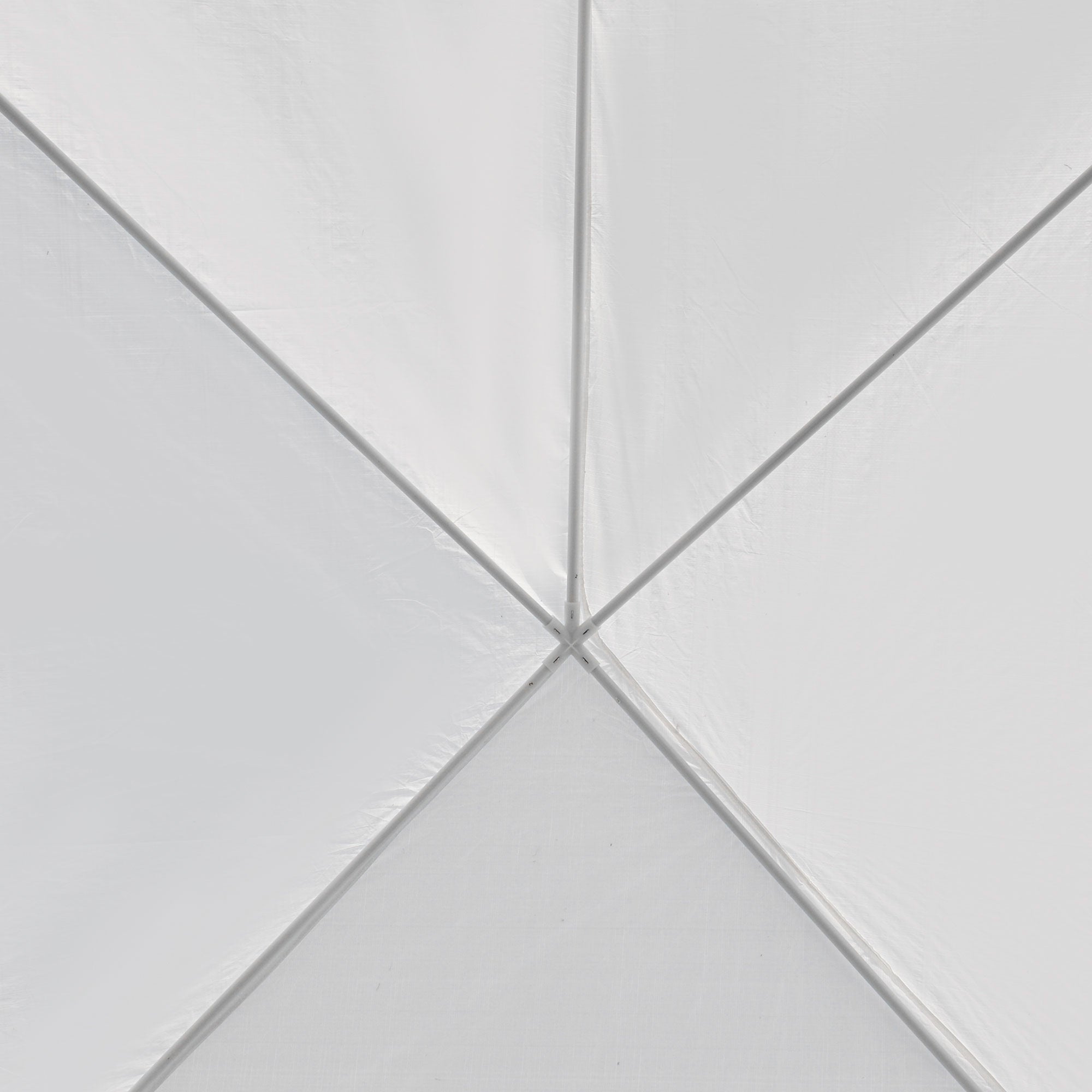 Outsunny gazebo tent for 6x3m parties with removable side walls, doors and windows, white - Borgè