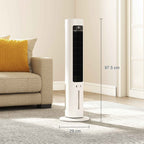 Evaporative Air Cooler, 3L Tank, 48° Oscillation, 3 Speeds and Modes, White