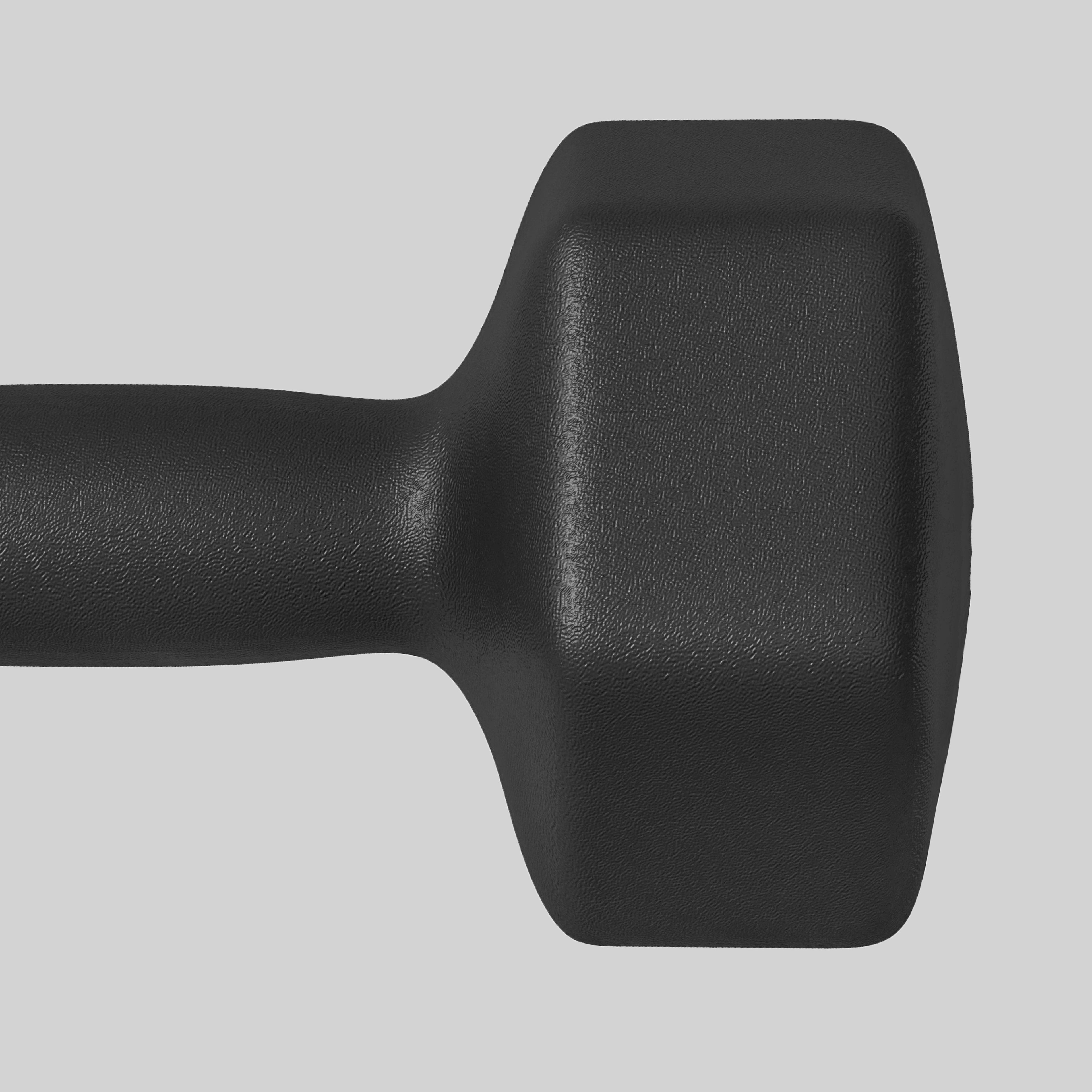 SPORTNOW Set of 2 Hexagonal Dumbbells weighing 2x8 kg in Metal and Plastic with Non-Slip Grip, 24x11x11 cm, Black
