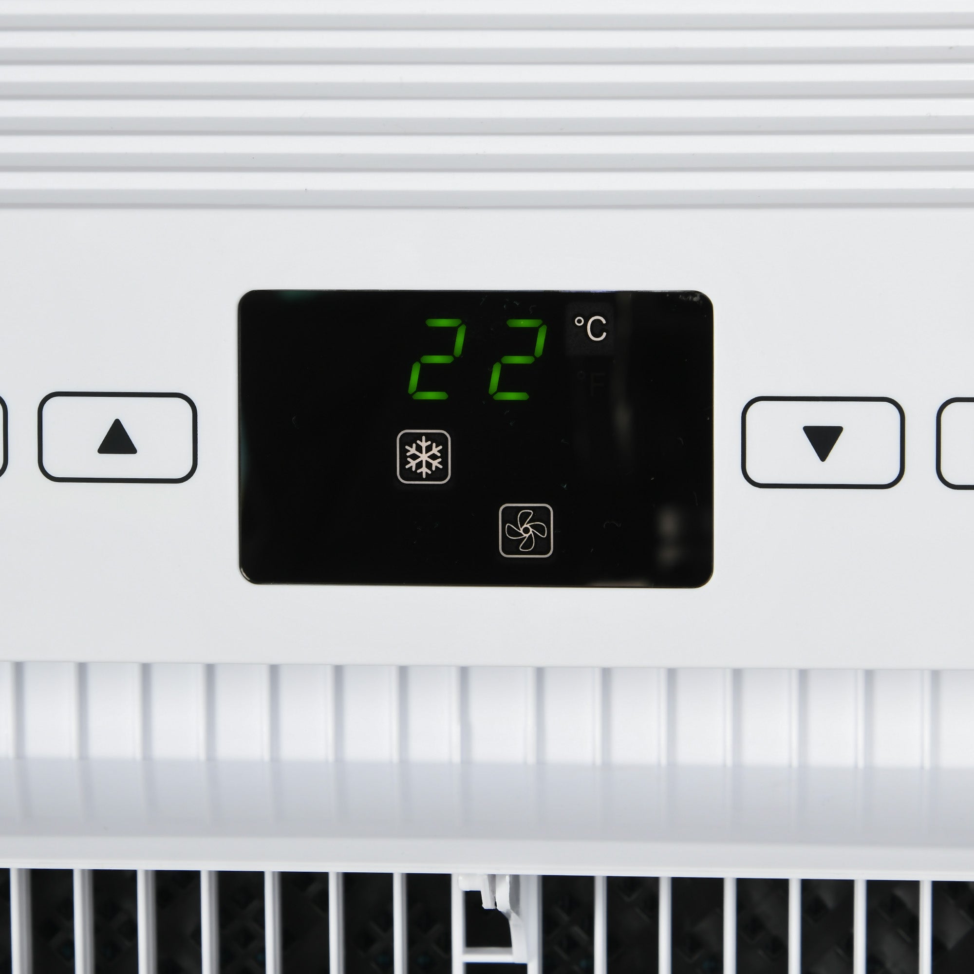 Portable Air Conditioner with Timer, 3 Modes and 3 Speeds, in ABS Plastic, 44.3x34x81.5 cm, White - Borgè