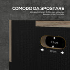 3-Height Plyometric Jump Box in Non-Slip Wood, 41-36-31cm, Black