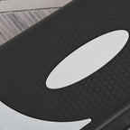 Aerobic Stepper Adjustable Height 10-15-20 cm Non-Slip, Black and Grey