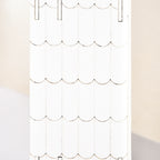 Wooden Advent Calendar to Fill with 24 Drawers and Christmas Village with Trees and Lights, 39x9x42cm