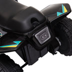 Electric Quad Bike for Children 18-36 Months with 6V Rechargeable Battery, 72x40x45.5 cm, Black