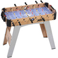 SPORTNOW Table Football: 89cm Mini Table, 2 Manual Scoreboards, Purple