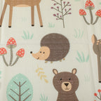 Forest Themed Children's Rug for 0-6 Years Old with Waterproof Surface in Multi-Color XPE, 196x176x1.5 cm