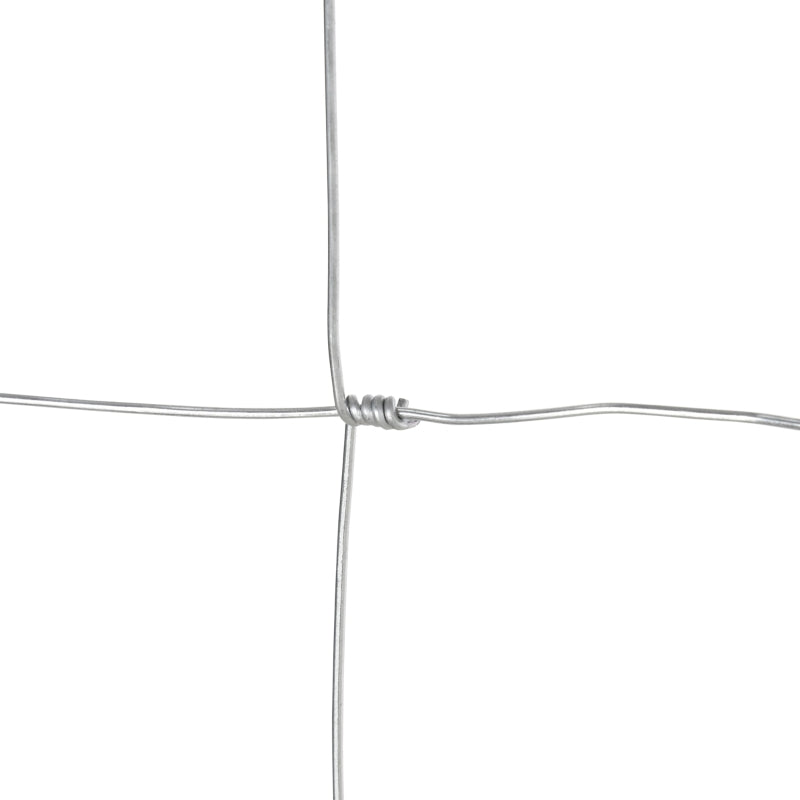 26.1m Roll of Galvanized Wire Fence Mesh, 1.2m Height, Silver - Borge' Group Limited