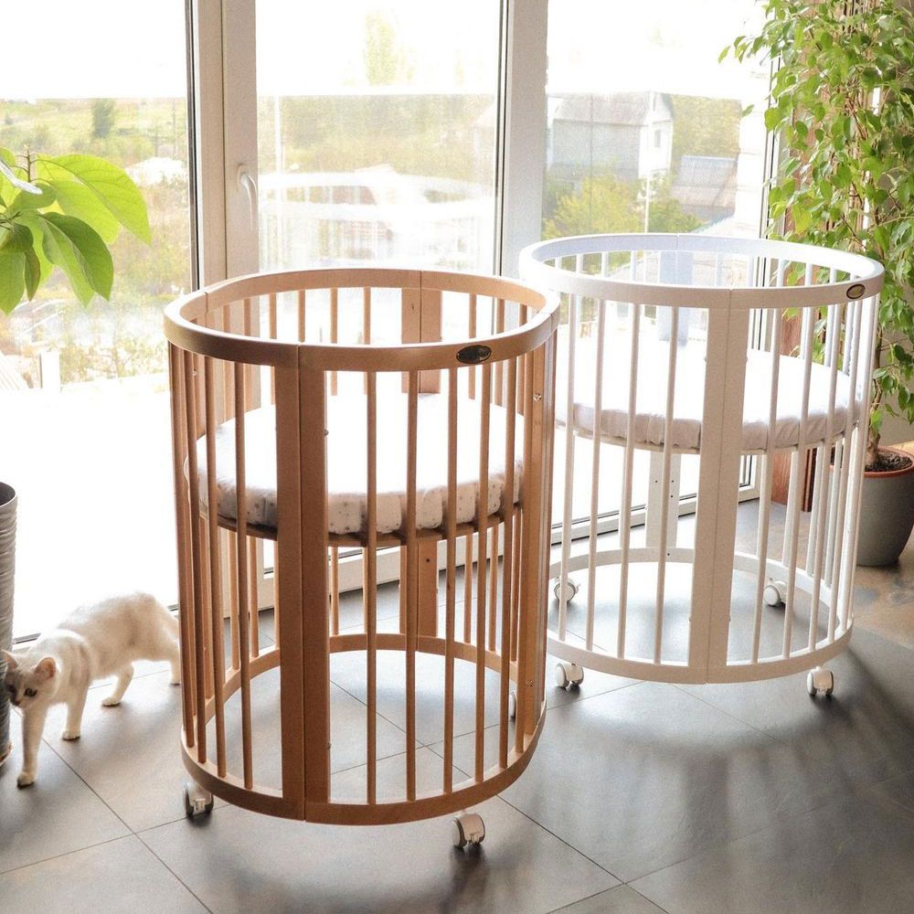 Baby Bed Smart 9-in-1  Natural Wood