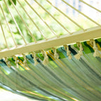 Outsunny Garden Hammock for 1-2 People Max 180kg Indoor and Outdoor with Removable Cushion 400x140cm