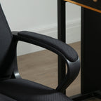 Height-Adjustable Massage Office Chair, 60x74x106-116cm, Black