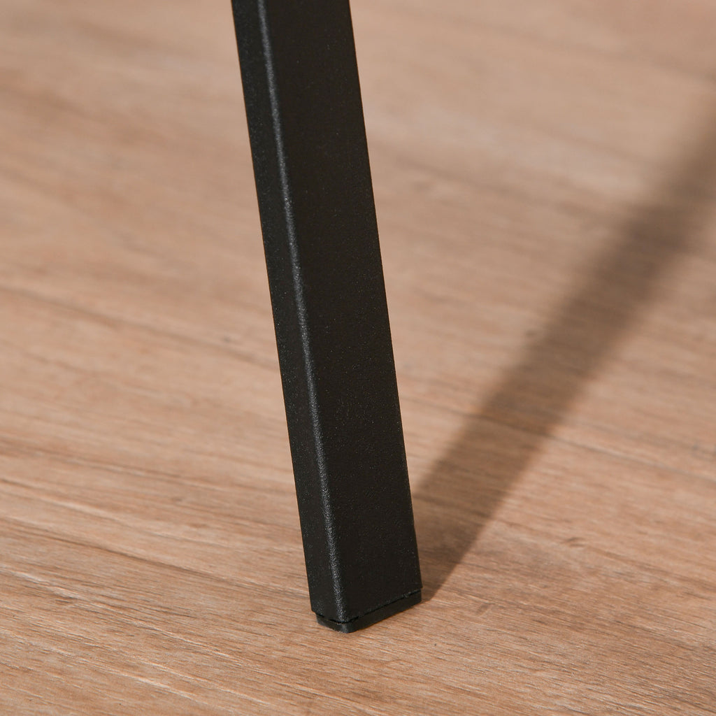 Modern Vertical Coat Rack for Entryway, 45x45x180cm, Black