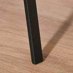 Modern Vertical Coat Rack for Entryway, 45x45x180cm, Black