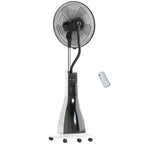 3L Misting Fan with 3 Modes and 3 Speeds, Made of Plastic and Metal, 50x40x125 cm, White and Black