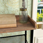 HOMCOM 6-Hook Coat Rack, Chipboard and Steel, Shoe Rack, 92.5 x 28.2 x 182 cm