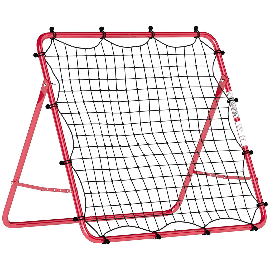 SPORTNOW Soccer Rebounder Net, Easy Assembly, 5 Adjustable Angles