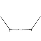 Outsunny Adjustable Hammock Support Frame Max. Capacity 120kg