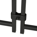 Kennel Playpen for Small and Medium Dogs, Chickens and Ducks with Roof, 122x122x138 cm