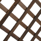 Outsunny Outdoor Fioriera with grilled for climbing and vase, in fir wood, 72.5x31.5x149.5 cm - Borgè