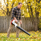 Outsunny Cordless Leaf Blower with 4000mAh Battery and Charger, 18V, Lightweight with 6 Speed Levels