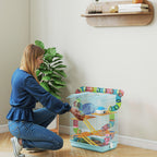 5-Story Hamster Cage with Colorful Tubes, Wheel, House and Accessories, 47x30x59 cm, Blue