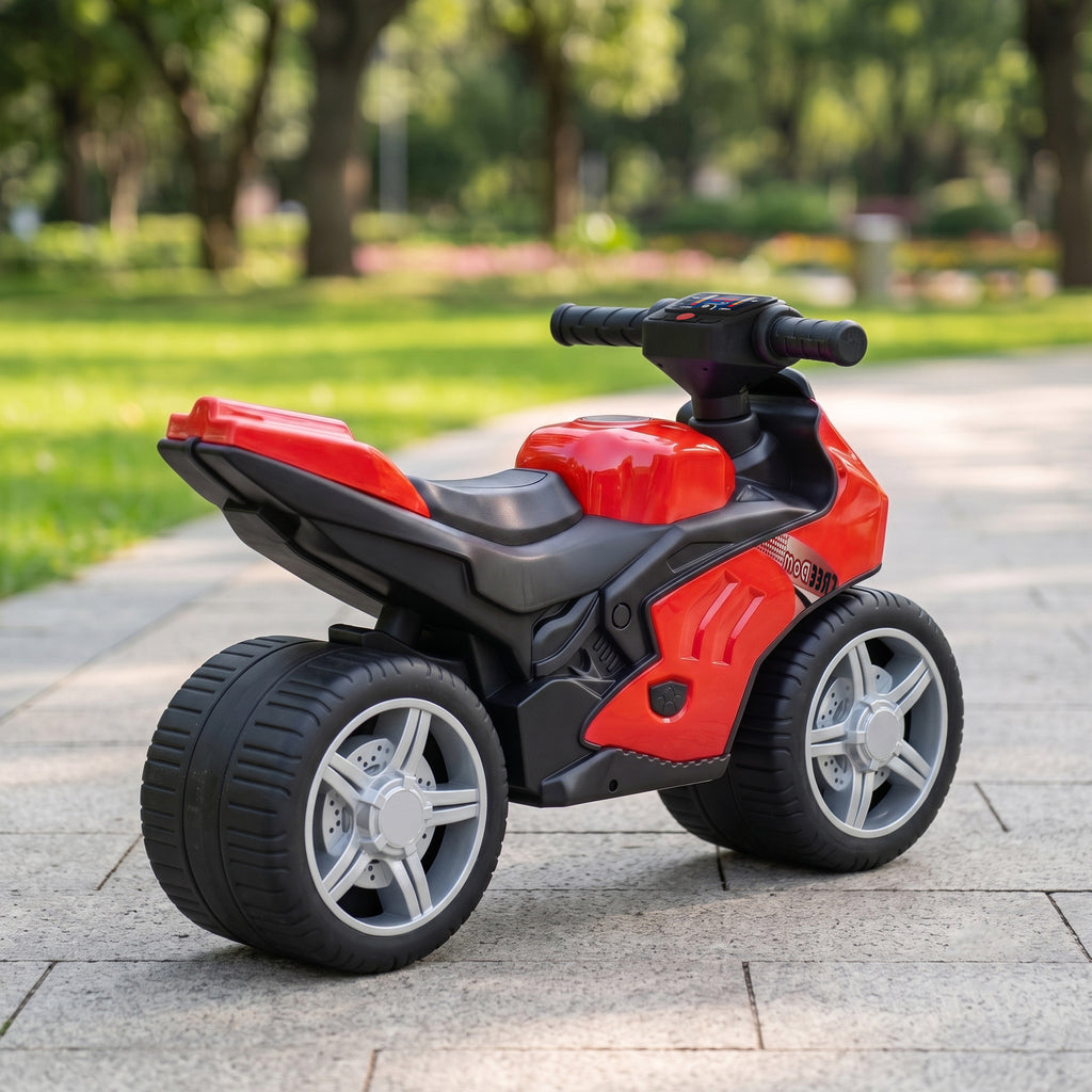 AIYAPLAY Balance Bike Without Pedals with Music for Children 18-36 Months, Red