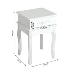 HOMCOM Modern Bedside Table with Drawer Multipurpose Wooden Cabinet