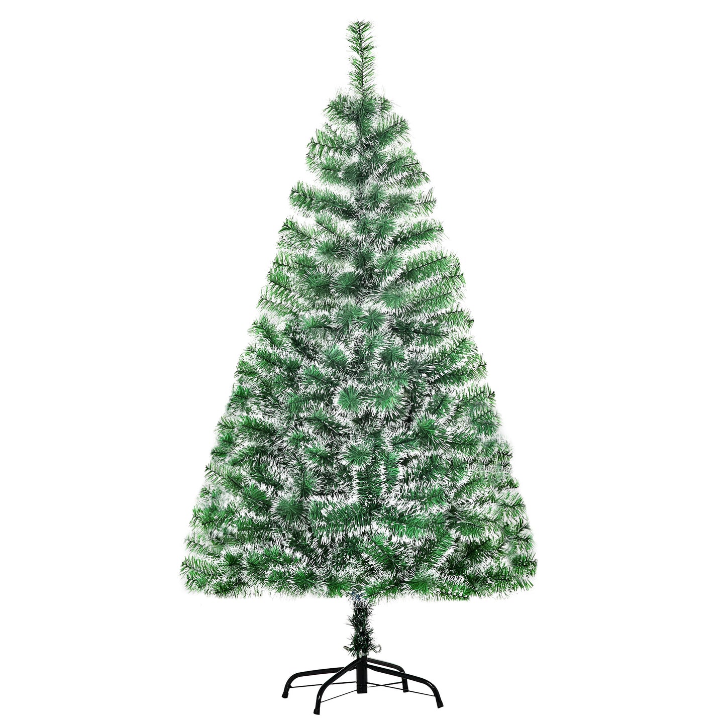 CHRISTMAS TREE - Artificial Christmas Tree with 416 Branches in PET with Metal Base, Ø75x150 cm, Green